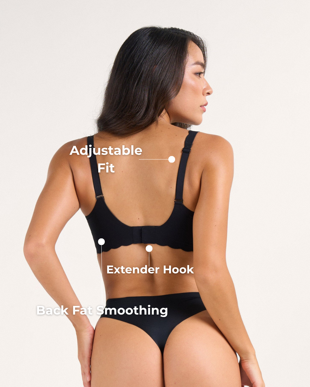 Le Plunge Push-Up Scalloped