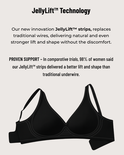 Roonde Plus Soft V-Neck Support Bra — product photo