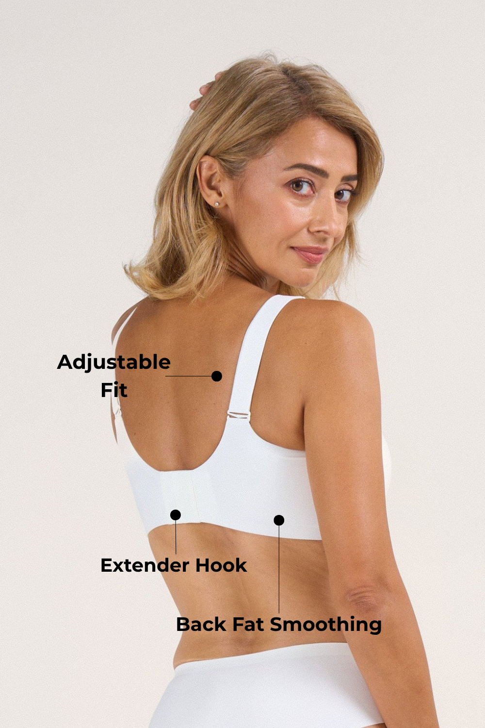 Roonde Soft V-Neck Wireless Bra — product photo