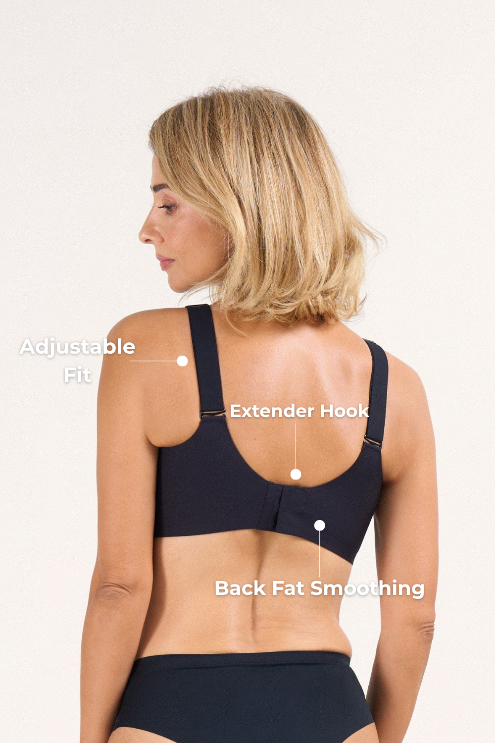 Roonde Wireless V-Neck Lift Bra — product photo